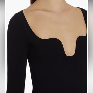 Valentino - Long Sleeve Black Dress